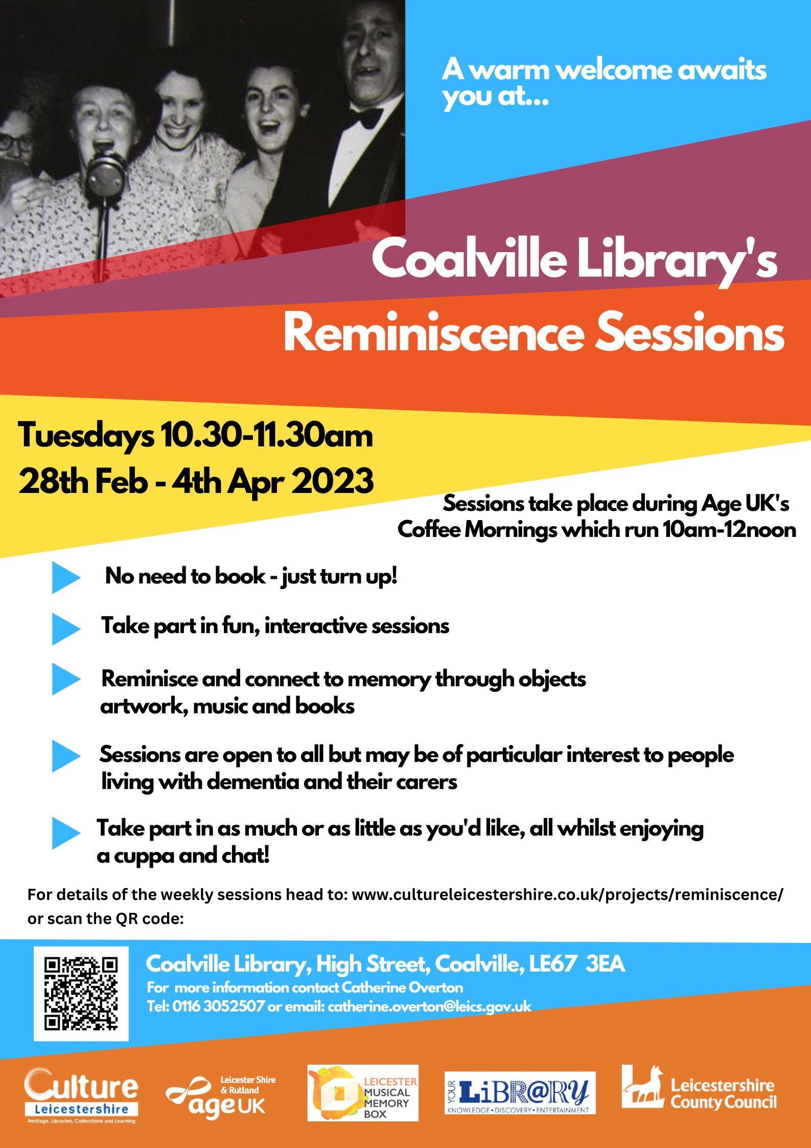 Reminiscence Sessions at Coalville Library | Culture Leicestershire ...